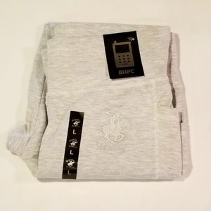 Beverly Hills Leggings Pockets Gray Size L New